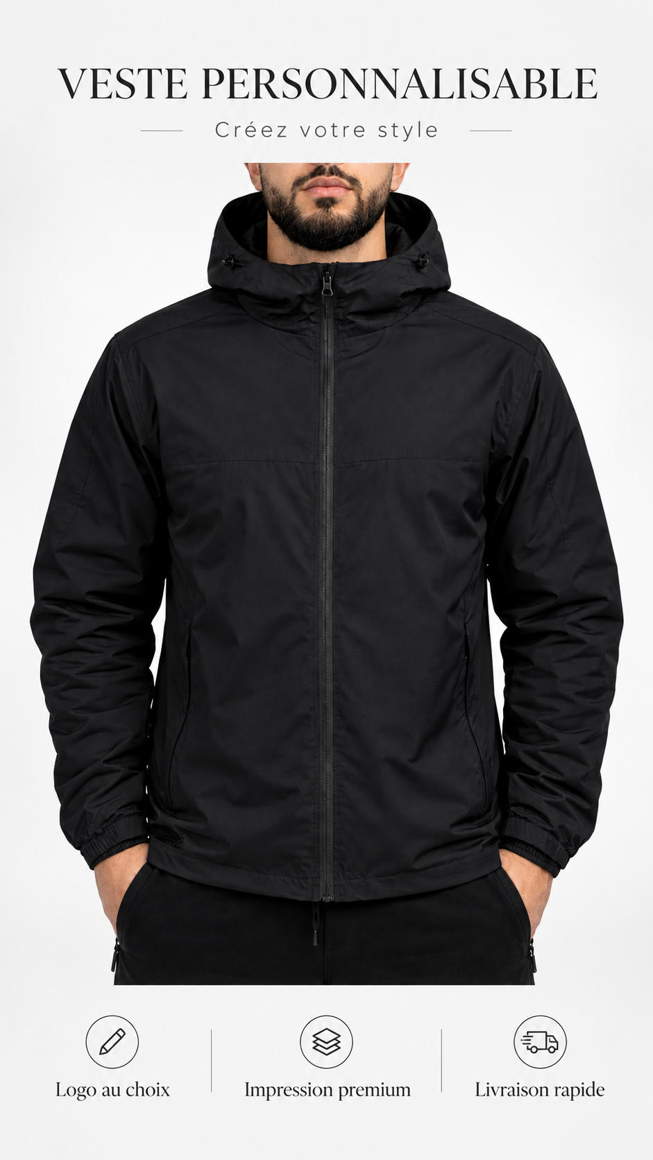 Veste Personnalisable – Créez Votre Style