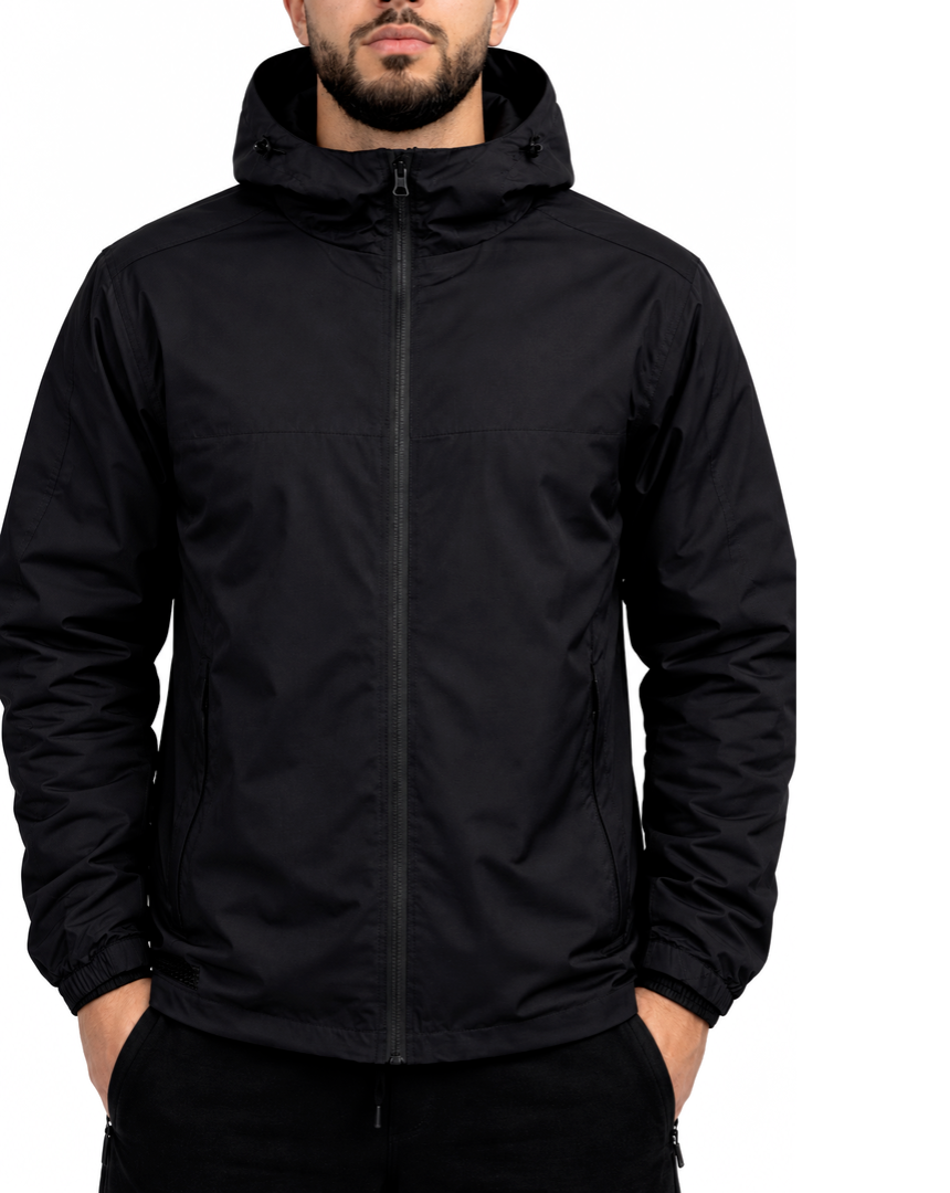 Veste noire personnalisable – Rose fluo tendance