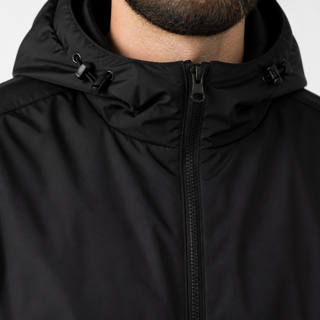 Veste noire personnalisable – Rose fluo tendance